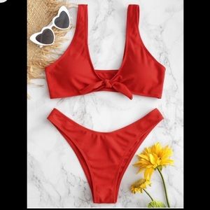 Zaful sIze medium red bikini